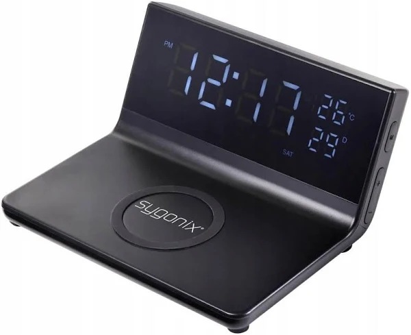 Budzik zegar temperatura ŁADOWARKA bezprzewodowa