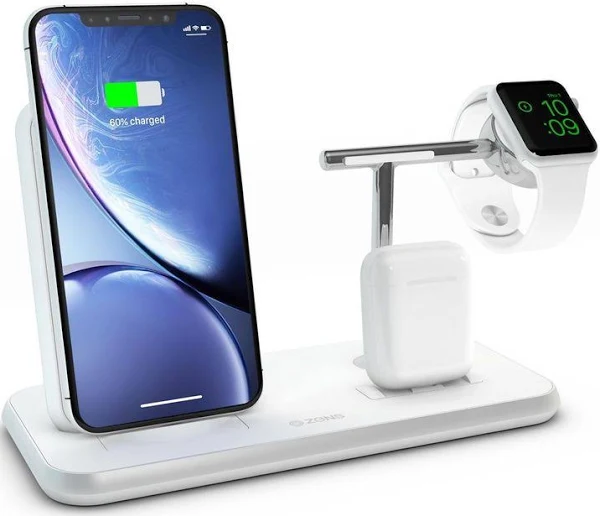 Zens DUAL WIRELESS + Watch Czarny Ładowarka indukcyjna