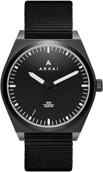 Arkai Haka Prosty Czarny Zegarek