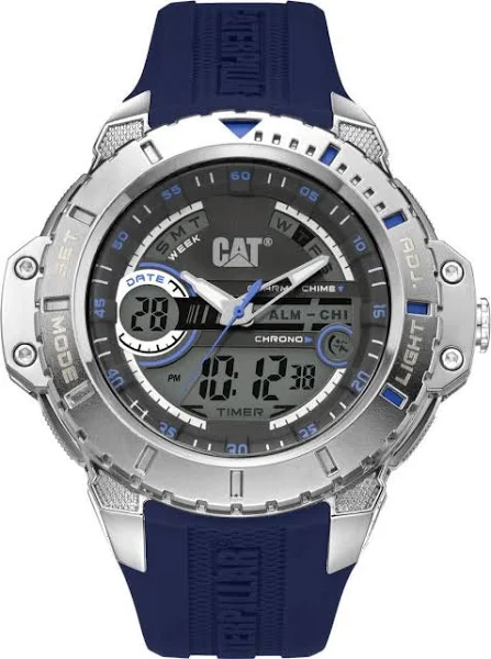 Męski CAT Caterpillar Cyfrowy chronograf analogowy Zegarek sportowy MA14526136