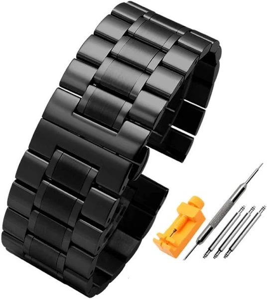 BOLEXA pasek do zegarka ze stali nierdzewnej 28 mm pasek do zegarka duży rozmiar męski pasek na nadgarstek bransoletka wymienna bransoletka