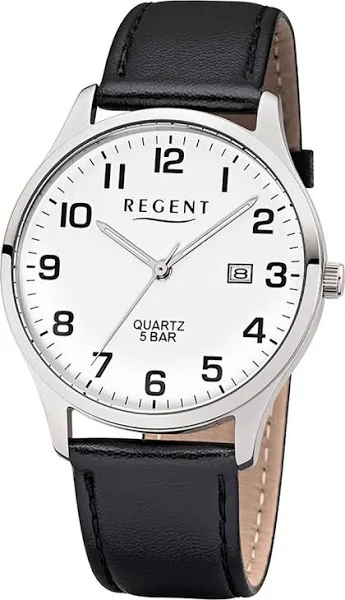 zegarek męski Regent F-1241 Ze Skórzanym Paskiem