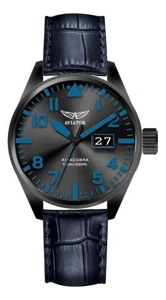 Zegarek Aviator Niebieski V.1.22.5.188.4.BLP42