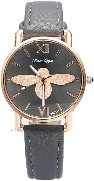 Damski zegarek kwarcowy z psczółką