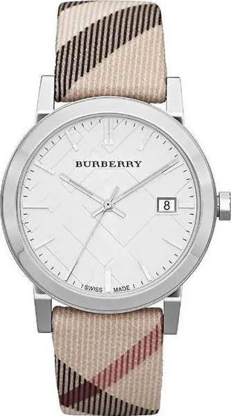 Burberry BU9022 Zegarek damczy Beżowy 38