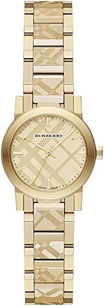 Burberry BU9234 Zegarek damczy Żółte złoto 26