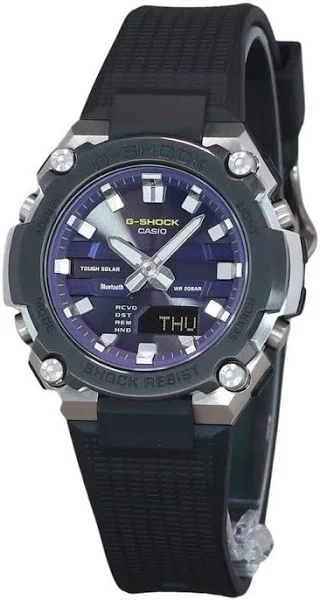 Casio Men's G-Shock Round Watch Black Resin *Stainless Steel GST-B600