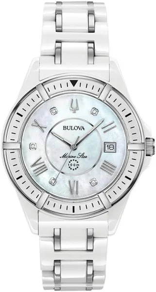 Oryginalny Zegarek Bulova 98P172 Marine Star Diamond Pomysł Na Prezent