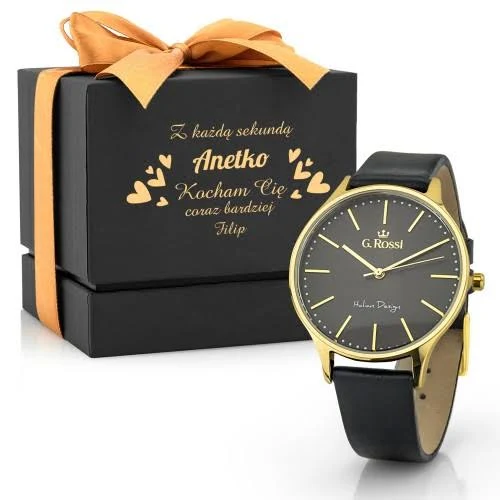 Prezent dla żony Zegarek damski G. Rossi z grawerem