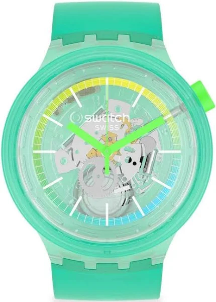 Swatch SO27L100-5300 Turquoise Pay!