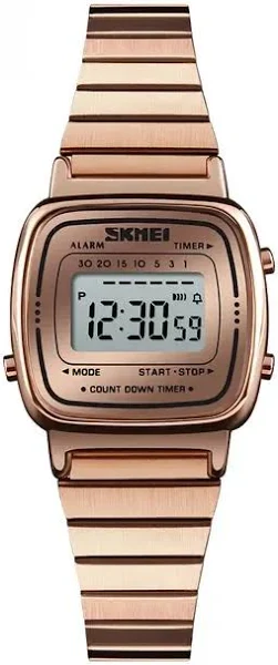 SKMEI 1901 damskie 3Bar wodoodporne damskie zegarki z małą tarczą cyfrowy zegarek Relogio Feminino