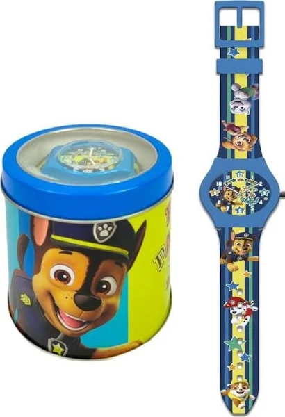 Kids Euroswan Zegarek analogowy Psi Patrol w metalowym opakowaniu Pw16694