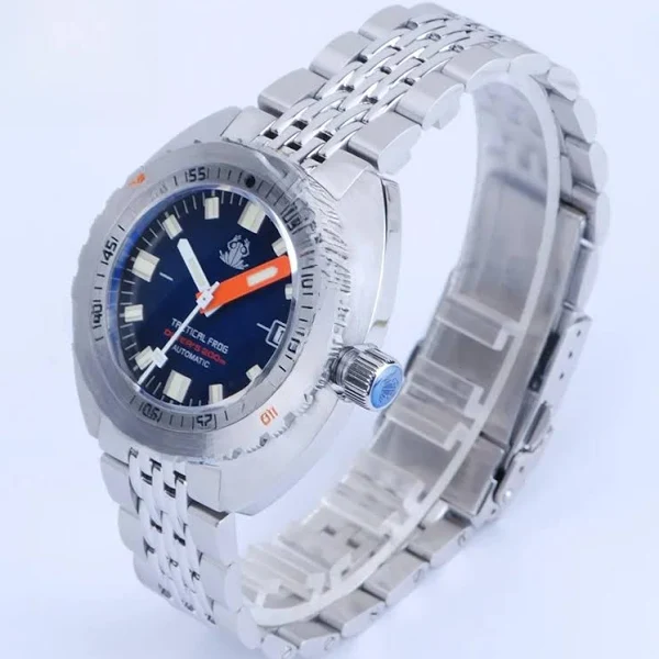 Top żaba zegarek dla nurka Retro SUB300T NH35 automatyczny mechaniczny