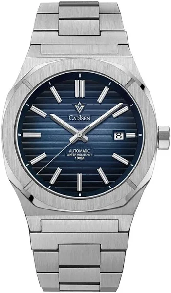CADISEN zegarek dla nurka Retro luksusowy szafirowy MIYOTA 8215 niemiecki projektant mężczyźni