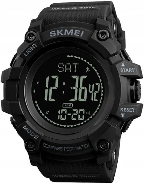 Zegarek męski Skmei stoper kompas krokomierz