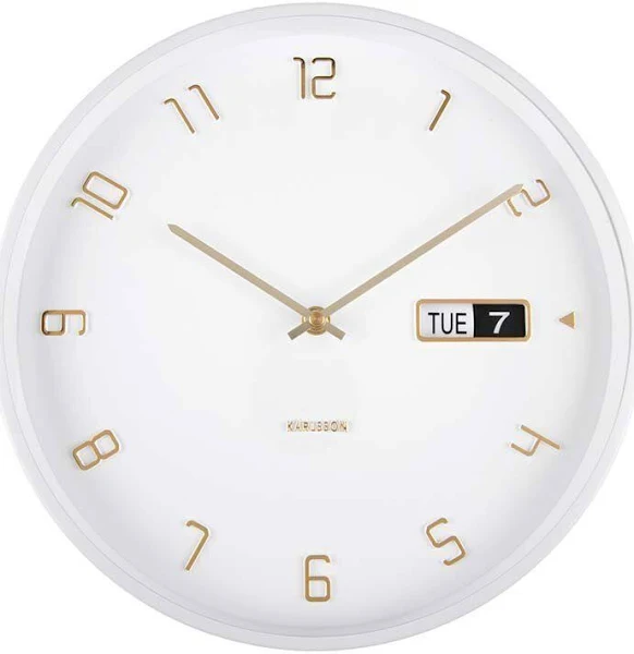 Karlsson Zegar ścienny Data Flip