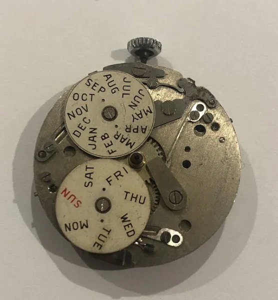 Zegarek Enicar Mechanizm 17 Klejnotów Muntifuncional Nie Działa