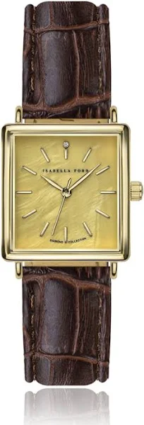 Montre en cuir croco femme Isabella Ford Gisèle
