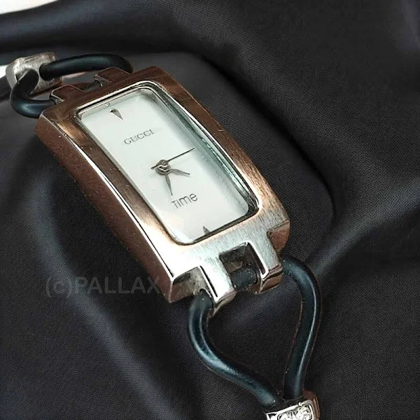 Gucci Cross Fashiotime Damski Zegarek Na Rękę Stal Nierdzewna Vintage