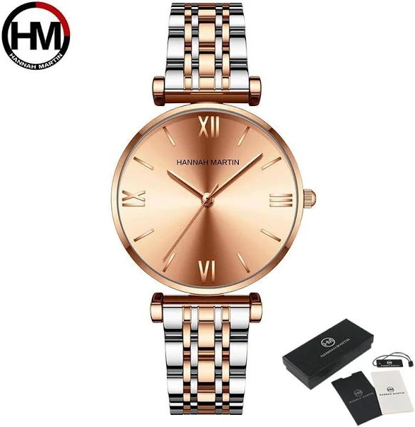Hannah Martin damskie zegarki kwarcowe zegarek na dla kobiet zegarek modne zegarki kwarcowe luksusowe klasyczne zegarki