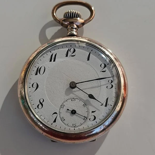 Antyczny 0.800 Junghans Zegarek Kieszonkowy Zegarek Kieszonkowy