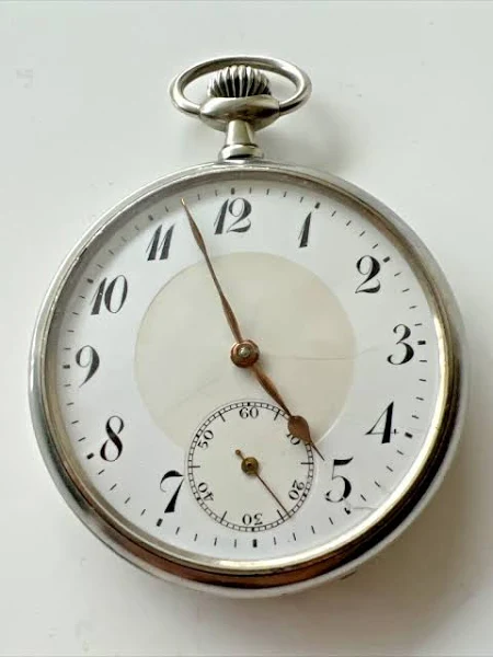 Antyczny zegarek kieszonkowy Junghans Pocket Watch Działa 2-22