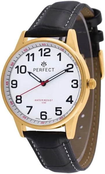 Zegarek męski kwarcowy klasyczny skórzany pasek C410