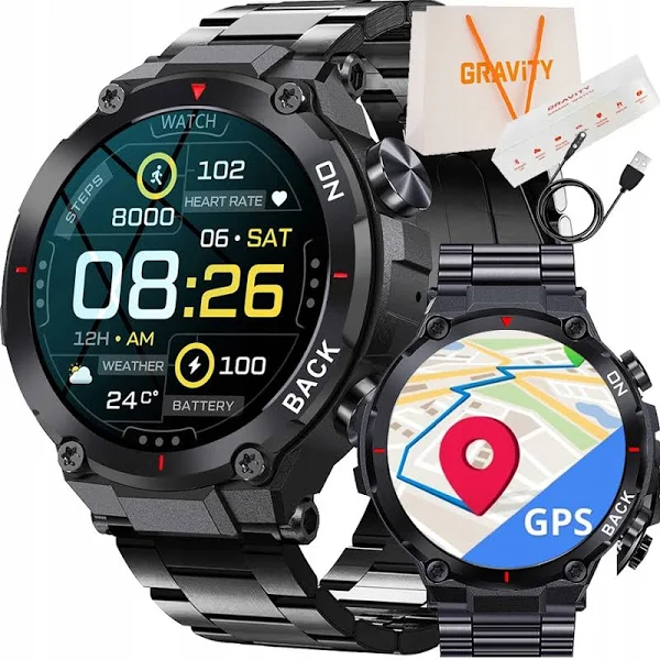 Smartwatch Zegarek Męski Z Gps W Góry