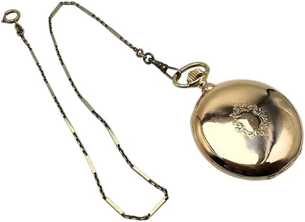 Używany Złoty kieszonkowy LONGINES z 1902 roku! IDEAŁ + ZŁOTA DEWIZKA