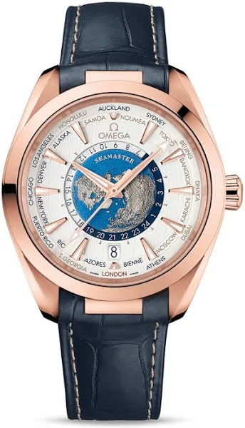 Zegarek Omega Seamaster Aqua Terra Worldtimer 220.53.43.22.02.001