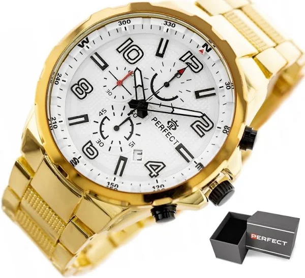 Zegarek Męski Perfect Ramon Chronograf +box Grawer