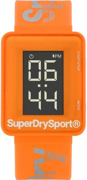 SYG204O Superdry Mężczyźni Sprint digi pomarańczowy silikonowy pas