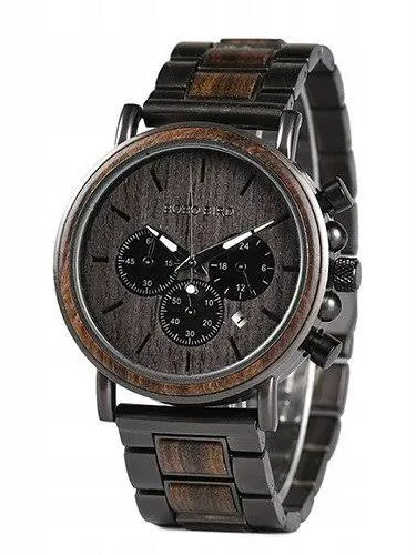 Drewniany Zegarek Bobo Bird Q26-1 Męski Bobobird