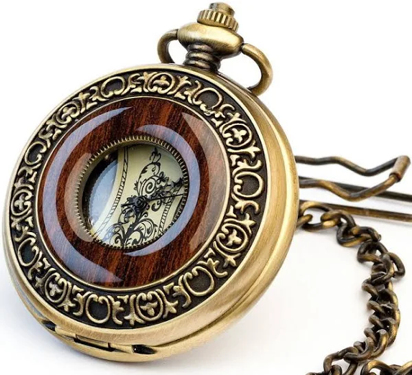 Empik Zegarek na łańcuszku Elegancja w drewnie II