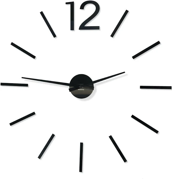 Nowoczesny zegar ścienny naklejany 100-130cm