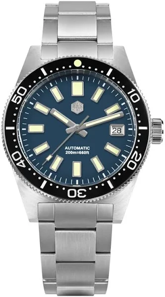 San Martin 62mas zegarek do nurkowania 39mm japonia NH35 automatyczne zegarki mechaniczne dla