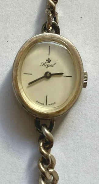 Royal Swiss Made Elegancki Zegarek Damski Vintage