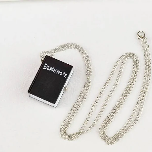 Death Note Book zegarki dla mężczyzn unikatowy zegarek kwarcowy wisiorek w kształcie zegarka