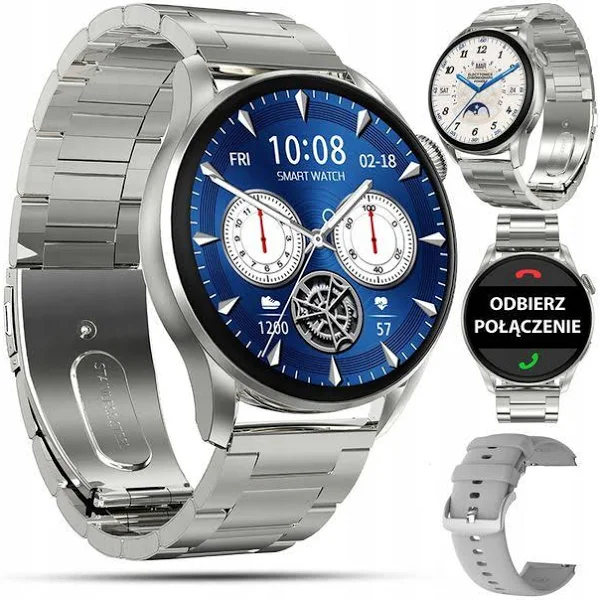Zegarek Smartwatch 3 Pulsometr Ekg Rozmowy Polski