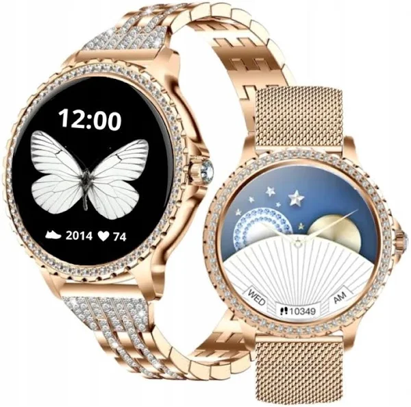 Smartwatch Zaxer elegant z cyrkoniami