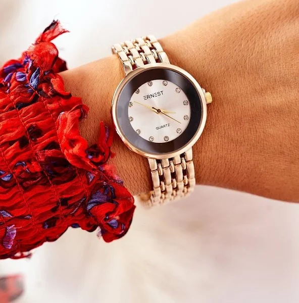 Zegarek Na Bransolecie Z Cyrkoniami ERNEST