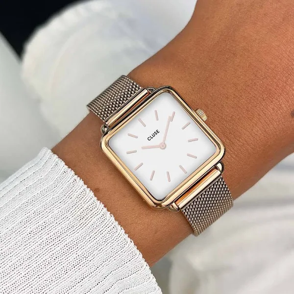 Zegarek damski Cluse La Tétragone Mesh CW0101207001