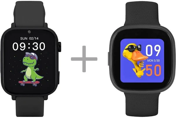 Garett Zestaw Kids Nice Pro 4G Czarny + Kids Fit Różowy