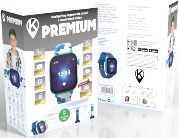KidiZ Smartwatch Premium niebieski