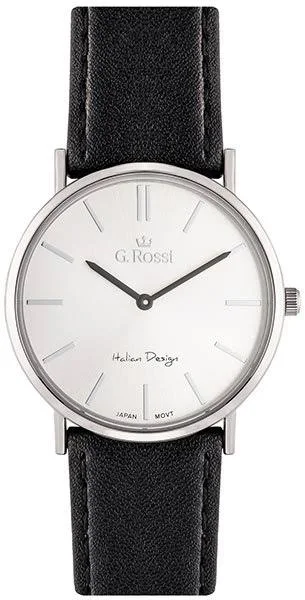 KLASYCZNY zegarek MĘSKI na czarnym pasku SKÓRA