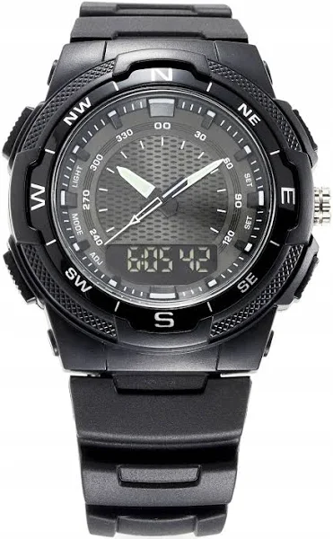 Pier One Zegarek cyfrowy, Męski, Rozmiar: One Size, Czarny