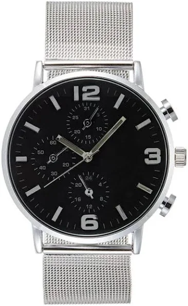 Pier One Unisex Zegarek silvercoloured, Rozmiar: One Size, Srebrny