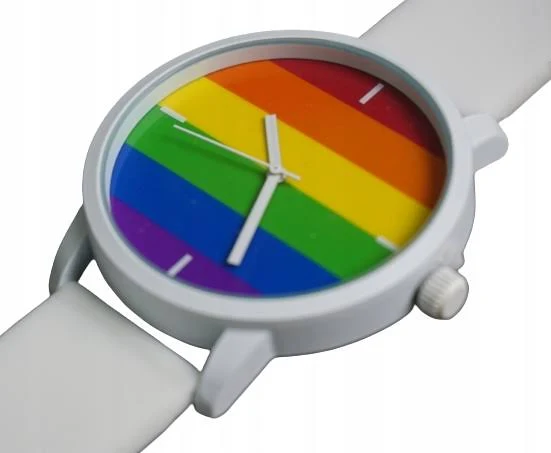 Pier One Pride Unisex Zegarek white, Rozmiar: One Size, Biały