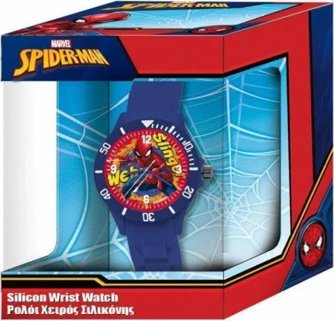 Diakakis Zegarek analogowy w pudełku Spiderman