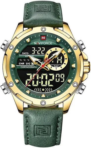Naviforce Wojskowe cyfrowe zegarki sportowe dla mężczyzn